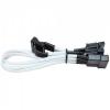 Cablu nzxt molex - 3x sata 20cm alb,