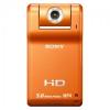 Camera video Sony MHS-PM1 Orange, senzor CMOS, 5MP, ecran LCD 1,8, obiectiv rot, MHSPM1DC.CEN