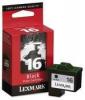 Lexmark ink 16 / 10n0016e black print cartridge -