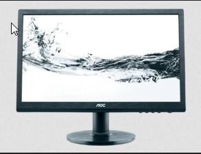 Monitor AOC LCD, 21.5 inch, DVI-D, Negru, e2250Swdnk