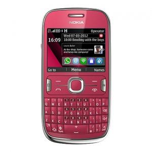 Nokia 302 Asha Plum Red, NOK302PR