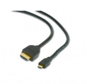 CABLU DATE Gembird HDMI v.1.3 A-D (micro) T/T, black, conectori auriti, 1.8 m, CC-HDMID-6