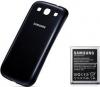 Kit Acumulator Samsung Galaxy S3 i9300+Capac baterie negru, EB-K1G6USUGSTD