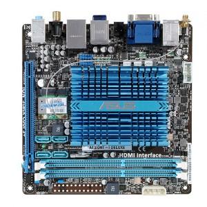 Placa de baza Asus Intel Atom 330 Cpu on board,  FSB 533 Mhz,  2*DDR3 1066 up to 4GB,  1 *Pciex16, , AT3IONT-I-DELUXE