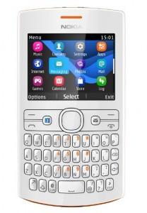 Telefon mobil Nokia 205 Asha, Orange White, NOK205OW