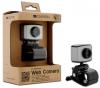 Web Camera CANYON CNF-WCAM02 (2Mpixel, 1/4 inch, CMOS, USB 2.0) Silver/Black, CNF-WCAM02BHD