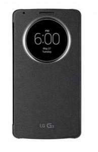 Husa LG G3 Quick Circle Case Black, CCF-340G.AGEUTB