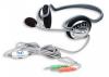 Manhattan Behind-The-Neck Stereo Headset Flexible Boom Microphone with In-Line Volume Control, 175524