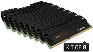 Memorie Kingston XMP Beast Series, DDR3, 64GB, 2133MHz, Non-ECC, CL11,  Kit of 8, KHX21C11T3FK8/64X