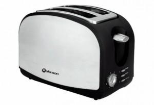 Toaster Rohnson, full inox, putere 900W, sistem de control al gradului de prajire, tavita, R207