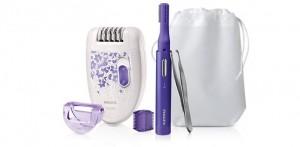 Epilator Philips Youngsters Combi-pack, Mains, 2 speeds, facial trimmer with one comb,  HP6543/00
