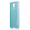 Husa Telefon Samsung Galaxy Note 3 N9000, Transparent Series Blue Ultra Slim, Cusanote3B2