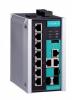 Managed Gigabit Ethernet switch Moxa, with 7 10/100BaseT(X) ports, EDS-510E-3GTXSFP