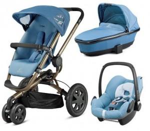 PACHET Quinny Buzz + Baza auto Familyfix CADOU BLUE CHARM, Quinny, 1000502