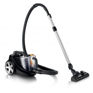 Philips PowerPro Bagless vacuum cleaner with PowerCyclone technology Metallic Black, FC8764/01