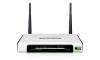Router wireless TP-Link N 300Mbps Ultimate, Multifunctional, 2.4GHz, 4 porturi Gigabit, port USB, Print Server, Atheros, 2T2R, 2 antene detasabile, TL-WR1042ND