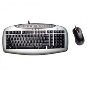 Tastatura A4Tech KB-21 PS Silver Black A4KYB-KB21
