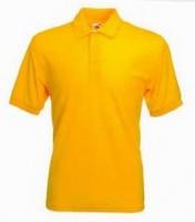 TRICOU POLO GALBEN BARBATI 13-226-S34 FRUIT OF THE LOOM