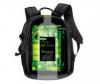 Backpack CANYON X-Ray for up to 15.6" laptop, Nylon, Black/Green, CNL-NB07X