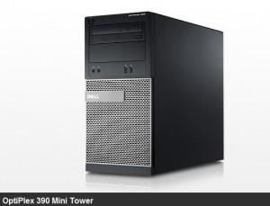 Statie de lucru Dell Optiplex 390 MT, Intel Pentium G840 (2.80GHz, 3MB), 2GB (1x2GB) 1333MHz DDR3, 500 GB  DVD RW Free DOS  X063900104E