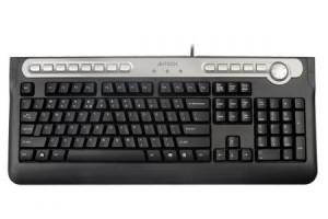Tastatura A4Tech KBS-20MU, ANTI-RSI Multimedia Keyboard, USB 2.0 port, Mic & Headset jack,, KBS-20MU