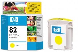 Cartus cerneala original color HP 82 Yellow C4913A