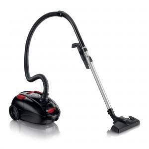 Aspirator cu sac Philips PowerLife 2000W Parquet price fighter, Deep black-red accents, FC8454/01