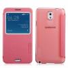 Husa Telefon Samsung Galaxy Note 3 N9000 Flip View Pink, Fvsanote3P