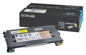 Lexmark toner pentru C500, X500, X502 Yellow Toner Cartridge - 1,500 pages, 0C500S2YG