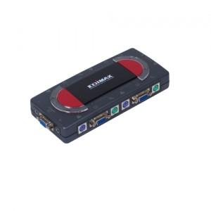 Switch KVM Edimax EK-4PAK, 4 porturi PS2, audio kit, EK-4PAK