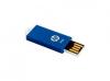 Usb flash drive 4GB HP V195W, up to 4MB/s write, 20MB/s read, slim, blue  FDU4GBHPV195B-EF