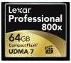 Card memorie Lexar Compact Flash 800x TB 64GB, LCF64GCTBEU800