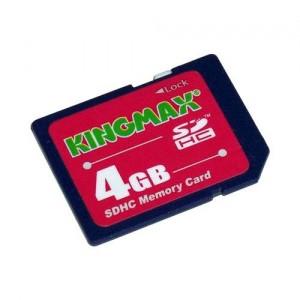 Card de Memorie Kingmax SDHC 4GB Clasa 10, KM04GSDHC10