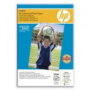 Hartie HP Advanced Glossy Photo Paper 250 g/m-10 x 15 cm borderless/25 sht, Q8691A
