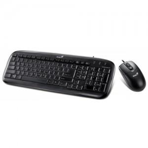 Kit Tastatura&Mouse Genius Slimstar C110 Black, USB