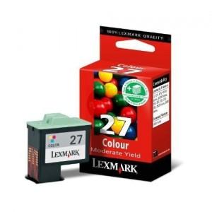 Lexmark ink 27 / 10N0227E Moderate Use Color Print Cartridge - 010NX227E, 010NX227E