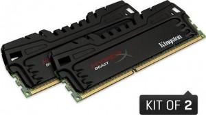 Memorie Kingston DDR3, 16GB, 2400MHz, Non-ECC, CL11, DIMM (Kit of 2), XMP Beast Series, HX324C11T3K2/16