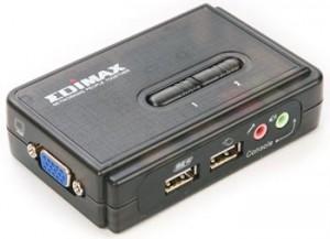 Switch Edimax KVM 2 Porturi USB EK-UAK2, LANEKUAK2