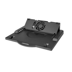 Cooler laptop CANYON pentru laptop pana la 17 inch rotativ la 360 grade CNP-NS1A  Black