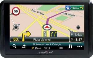 GPS SmailoHDx50TRo - Ecran 5, Memorie 4GB, Bluetooth, Handsfree cu DUN, Rutare rapid, SmailoHDx50TRo