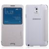 Husa Samsung Galaxy Note 3 N9000 Flip View White, FVSANOTE3W