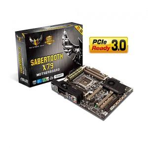 PLACA DE BAZA ASUS Socket LGA2011,INTEL X79, 8xDDR3  2200(O.C.) max 64GB, 2xP, SABERTOOTH X79