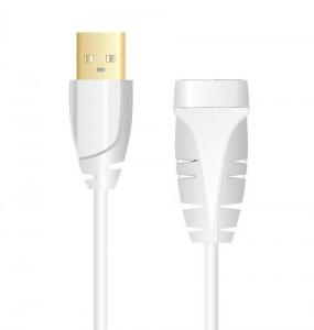 CABLU USB2.0 Plus A - B,  2.0m, White, SXC4102