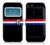 Husa iphone 5s stand view french vintage style black,