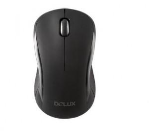 Mouse Delux Wireless Black M391Gx+G07Uf