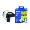 Brother removable yellow paper tape 62mm x 30.48m,