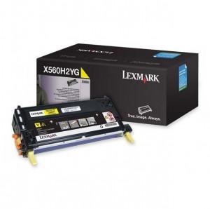 Lexmark toner pentru X560 Yellow High Yield Print Cartridge, X560H2YG