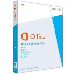 Licenta Microsoft  Office Home and Business 2013 32-bit/x64 English Retail FPP  T5D-01574