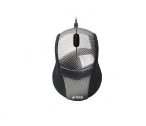 MOUSE A4TECH V-track Padless, USB,  Carbon, 8-in-One Software, N-100-1