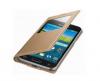 Husa tip "S-View" Samsung, pentru Galaxy S5 Mini (G800), Auriu, EF-CG800BDEGWW